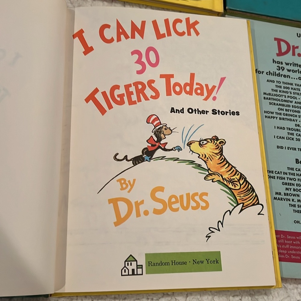 Vintage Dr Seuss Classic Stories Set of 4 Family Fun Reading time - Picture 8 of 15